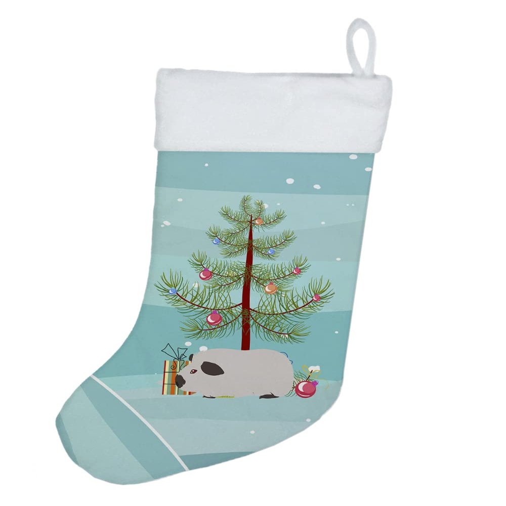 Caroline's Treasures CK4441CS Himalayan Guinea Pig Merry Christmas Christmas Stocking Fireplace Hanging Stockings Christmas Season Party Decor Family Holiday Decorations