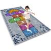 Hopscotch Rug Kids Rug Play Mat for Playroom,Fun Educational Carpet & Area Rugs, Non-Slip Numbers Learning Nursery Rug for Children Bedroom Classroom,Gift for Girls & Boys 6.6X10ft/79X118IN view 1