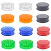 12 Pack Herb Grinder, 2.3in Small Spice Grinder With Storage, Portable And Disposable Plastic Grinder,Mix view 1