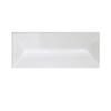 1"X3" REC. Clear Peaked Glass Bevel 10 Pack view 1