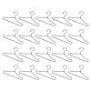 EXCEART 20 Pcs Doll Hanger Dolls Accessory Hanger Furniture House Supplies Mini Clothes Stand Dress s Small s Clothes Support Metal Storage Bag Baby Wooden view 1
