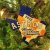 2022 Baseball World Series Champions Wood Christmas Ornament Set of 4 view 2