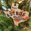 2022 Baseball World Series Champions Wood Christmas Ornament Set of 4 view 4
