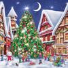 Christmas Napkins CHRISTMAS NIGHT 40pcs Lunch Napkins, Snowman Napkins Christmas Tree Napkins, Christmas Paper Napkins for Decoupage, Decorative Paper Napkins, Christmas Napkins Disposable view 1
