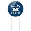 Acrylic Millikin University Big Blue Logo Cake Topper Party Decoration for Wedding Anniversary Birthday Graduation