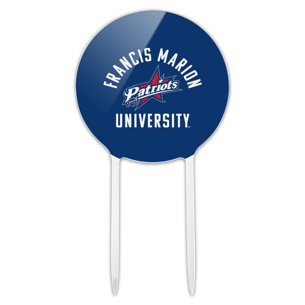 Acrylic Francis Marion University Patriots Logo Cake Topper Party Decoration for Wedding Anniversary Birthday Graduation