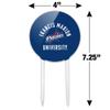 Acrylic Francis Marion University Patriots Logo Cake Topper Party Decoration for Wedding Anniversary Birthday Graduation view 2