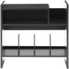 Crosley Furniture Portland Record Player Stand, Media Console with Vinyl Storage, Modern Home Organizer, Black view 2