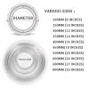 12 Inch Aluminium Lazy Susan Turntable Bearing,Heavy Duty Aluminium Rotating Bearing Turntable,360 Degree Rotating Lazy Susan Ball Bearing (Color : Silver, Size : 400mm (16 inches)) view 2