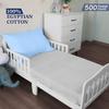 Egyptian Cotton Toddler Travel Mini Pillowcase 14 x 20 Zipper Set of 2 Small Pillow Cases for Travel Pillows 500 Thread Count 100% Soft Light Blue view 4