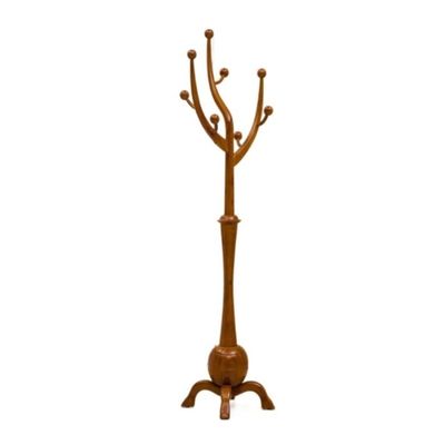 Coat Stand Coat Rack Wooden Coat Rack Stand With Hooks Standing Hat Hanger Coat Tree Hallway Coat Hanger Stand For Clothes Scarves Coat Shelf Coat Holder ( Color : Begonia color , Size : 180*30cm )