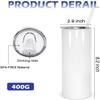 AGH 25 Pack 20oz Sublimation Tumblers, Stainless Steel Vacuum Insulated with Lids & Straws, Double Wall Sublimation Blanks Coffee Tumblers view 2
