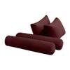 Prolinemax Style V4 Twin Size Velvet Knife Edge Indoor Daybed Bolster Pillow Cushion Fitted Sheet |Cover ONLY| AD368 view 3