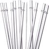 24 Pcs, Highly Clear Reusable Straws with 4 Brushes, 10.5 in Long Hard Plastic Drinking Straws, Transparent Replacement Straws for 16OZ-32 OZ Tumblers, Cups, Jars, Stanley, YETI, Starbucks view 1