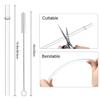 24 Pcs, Highly Clear Reusable Straws with 4 Brushes, 10.5 in Long Hard Plastic Drinking Straws, Transparent Replacement Straws for 16OZ-32 OZ Tumblers, Cups, Jars, Stanley, YETI, Starbucks view 3