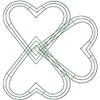 3pcs Metal Floral Frame Iron Wreath Rack Wedding Wreath Rings Diy Iron Wreath Support Garland Accessories Wreath Frame Diy Wreath Frame Valentine's Day Wreath Holder view 1