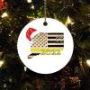 Connecticut Home 2022 Ornament Connecticut Custom State Customized Round Ceramic Ornament Personalized Christmas Ornaments view 1