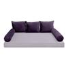 Cover ONLY Model V3 Twin Velvet Same Pipe Indoor Daybed Cushion Bolster - AD339 view 2