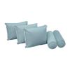Cover ONLY Model V3 Twin Velvet Same Pipe Indoor Daybed Cushion Bolster - AD355 view 3
