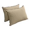 Prolinemax Style V4 Twin Size Velvet Contrast Pipe Indoor Daybed Bolster Pillow Cushion Fitted Sheet |Cover ONLY| AD304 view 4