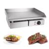 Electric Countertop Griddle, Stainless Steel Electric Griddle Countertop Hot Plate Commercial BBQ Grill, Burger Bacon Kitchen Barbeque Countertop for Fry Eggs, Pies, Meets, Hamburgers,818 view 1