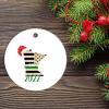 Christmas Ornament Minnesota Home 2022 Christmas Tree Ornaments Minnesota Custom State Ornament 3" Ceramic Elegant Christmas Hanging Ornaments view 2