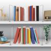 Acrylic Shelf Dividers for Closet Organization 6PCS Closet Shelf Divider Closet Dividers for Shelves Shelf Organizer for Closet Shelf Organizer For Wood Closet Separator Clear view 3