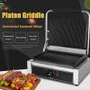 Large Electric Griddle Hot Cooking Plate, Commercial Stainless Steel Adjustable Countertop Hot Plate BBQ Grill, Heavy Duty Restaurant Nonstick Countertop Griddle for Home Barbecue,811e view 3