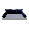 Cover ONLY Model V3 Twin Velvet Same Pipe Indoor Daybed Cushion Bolster - AD373 view 2