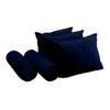 Cover ONLY Model V3 Twin Velvet Same Pipe Indoor Daybed Cushion Bolster - AD373 view 3
