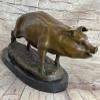 EUROPEAN BRONZE Art Decor Statue Pure Bronze Copper Lucky Pig Furniture Sculpture Figure Gift Decor Sale Home Art view 2