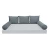 Cover ONLY Model V3 Twin Velvet Same Pipe Indoor Daybed Cushion Bolster - AD347 view 2