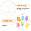 Gogogmee Easter Artificial for Decoration 12pcs Easter Inserted Ornament Set Style view 2