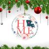 Christmas Ornament Louisiana Home 2022 Holiday Present Louisiana US State American Flag Cut Out 2022 Christmas Ceramic Ornament Ceramic Elegant Hanging Christmas Tree Decorations view 3