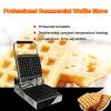 Belgian Waffle Maker 1200W, Non Stick Cooking Plates Waffle Iron Machine with Adjustable Temperature Control, Deep Fill Large Belgian Waffles, Indicator Lights, Compact Design, Electric,4 Slice view 2