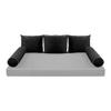 SLIPCOVER ONLY Contrast Full Style V3 Velvet Indoor Daybed Bolster Cushion AD350 view 2