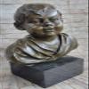 EUROPEAN BRONZE Art Nouveau Young Boy Bronze Bust Statue Portrait Sculpture Home Decor Figure Gift Decor Sale Home Art view 1
