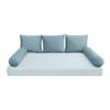 Cover ONLY Model V3 Full Velvet Knife Edge Indoor Daybed Cushion Bolster - AD355 view 2