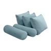 Cover ONLY Model V3 Full Velvet Knife Edge Indoor Daybed Cushion Bolster - AD355 view 3
