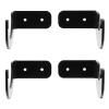 HONMEET 4pcs Acrylic Baseball Bat Display Holder Adjustable Horizontal Rack for Softball Baseball Bats Black Design Easy to Install for Home Decoration view 1