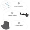HONMEET 4pcs Acrylic Baseball Bat Display Holder Adjustable Horizontal Rack for Softball Baseball Bats Black Design Easy to Install for Home Decoration view 2