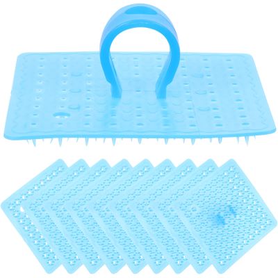 UPKOCH 10pcs Fruit Vegetable Scrubbers Flexible Cleaning Brushes for More Silicone Tools for Thorough Cleaning of Potatoes Carrots Ginger