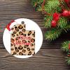 Christmas Ornament Utah US State Christmas Leopard Print 2022 Holiday Present Merry Christmas Utah Christmas Tree Ceramic Ornament Decoration Gifts Keepsake for Family Xmas Ornament 3" view 2