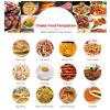 4400W Commercial Electric Countertop Griddle Grill 73x40 cm Stainless Steel Flat Griddle Hotplate BBQ Kitchen Grill Adjustable Temp Control Restaurant Grill Oil Drawer for Kitchen Business,822 view 4