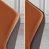Dining Chair Set Kitchen Dining Room Furniture Chairs PU Leather Dining Chair Set Of 4 with Backrest Soft Cushion And Carbon Steel Chair Feet for Living Room Bedroom Kitchen (Color : Light gray,Size view 3