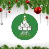 2021 What A Shitshow, Toilet Paper Tree Ceramic Ornament Holiday Ornament for Home Christmas Tree Decor view 3