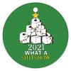 2021 What A Shitshow, Toilet Paper Tree Ceramic Ornament Holiday Ornament for Home Christmas Tree Decor view 4