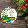 2021 was Elfed Up Funny Christmas Tree Ornament Christmas Tree Ceramic Ornament Decoration Gifts Keepsake for Family Xmas Ornament 3" view 2