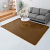Floor Heated Mat - Electric Floor Heater, Soft Shaggy Area Rug, with Adjustable Thermostat, Waterproof, for Office and Home,Brown,50CM*150CM view 1