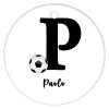 Christmas Ornament Soccer Ball Your Name & Initial P Xmas Gift Christmas Decoration Keepsake Ornament Personalized for Girl Boy 2022 Personalized Christmas Ornaments view 4